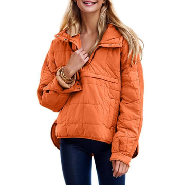 Women's Oversized Hooded Puffer Jacket Quilted