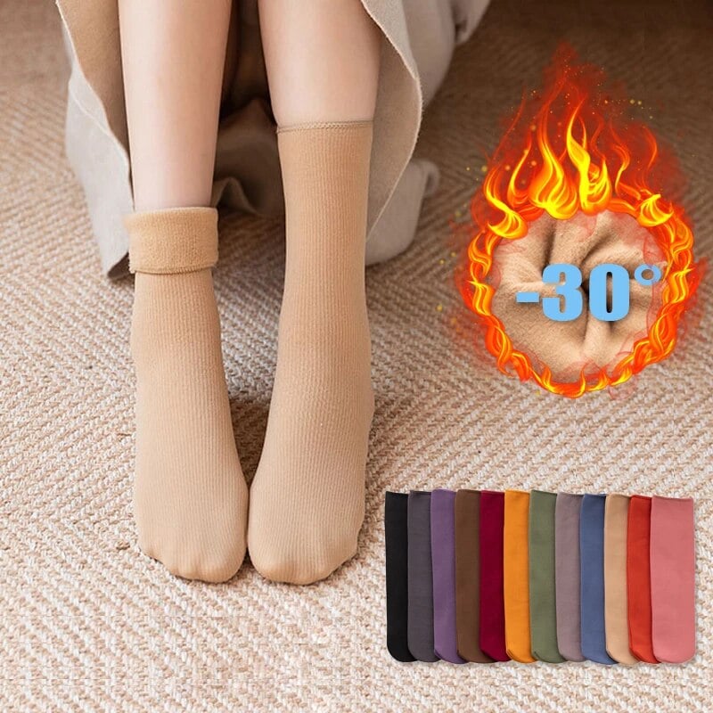 Snugly Velvet Winter Thermal Socks