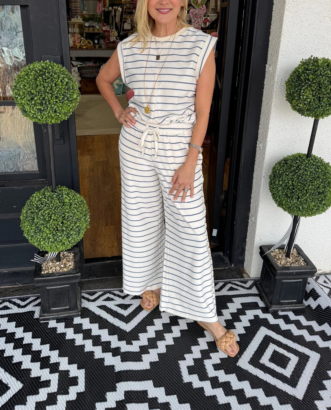 The Striped Lounge Set