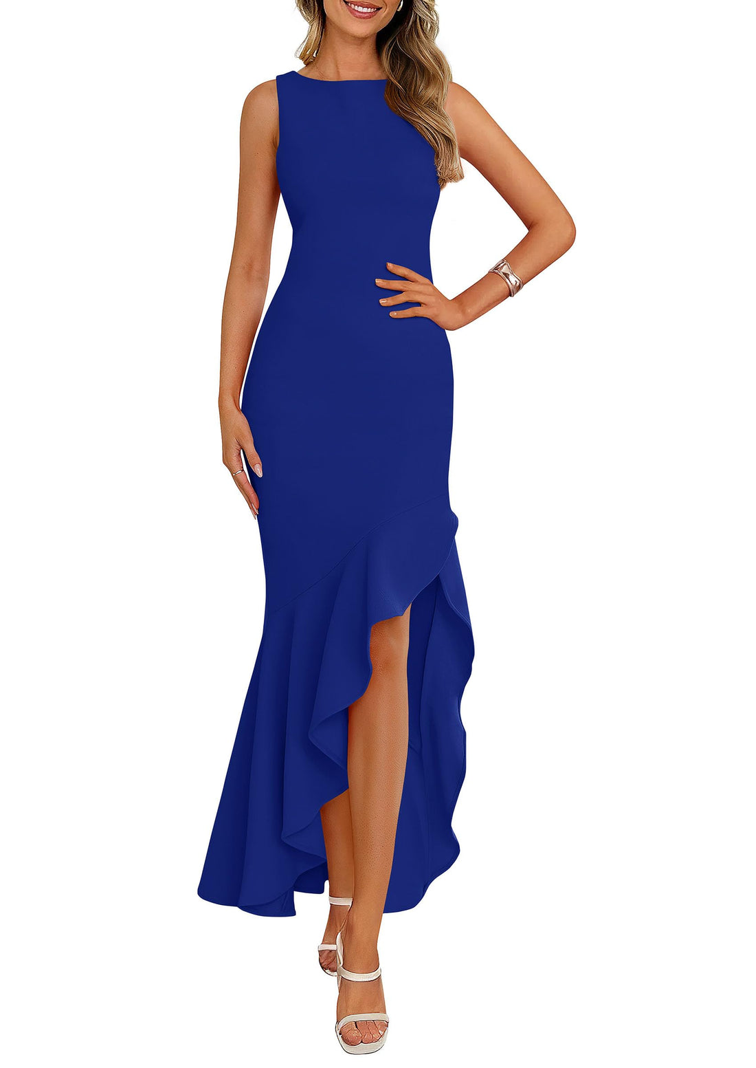 Women Summer Formal Gala Maxi Dress Ruffle Mermaid Cocktail Long Dresses