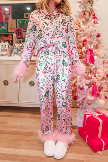 Pink Christmas Heldl Cute Pajamas
