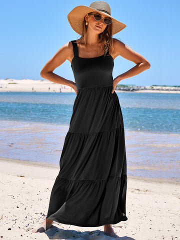 Women's Summer Casual Long Maxi Beach Vacation Dresses