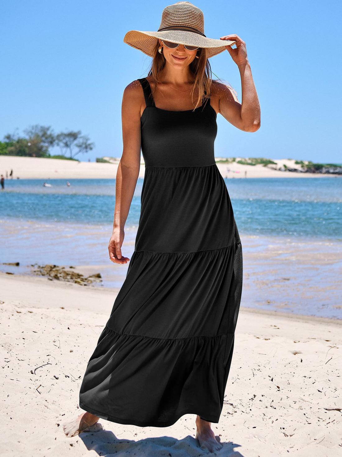 Women's Summer Casual Long Maxi Beach Vacation Dresses