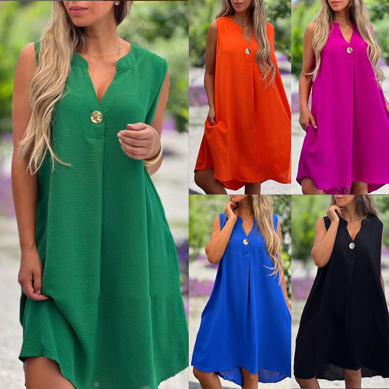Spring And Summer Models Casual Dress