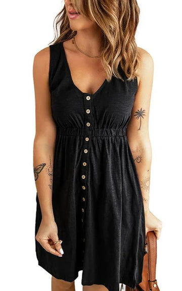 Women's Sleeveless Swing Casual Dress
