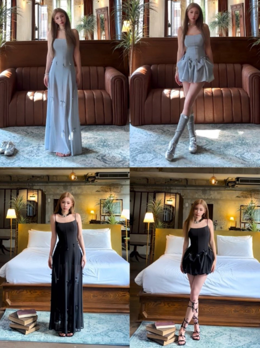 2025 Bow 3-In-1 Halter Dress
