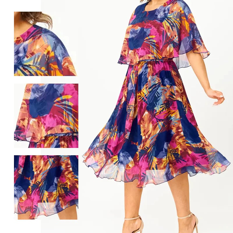 Women Elegant Floral Dress