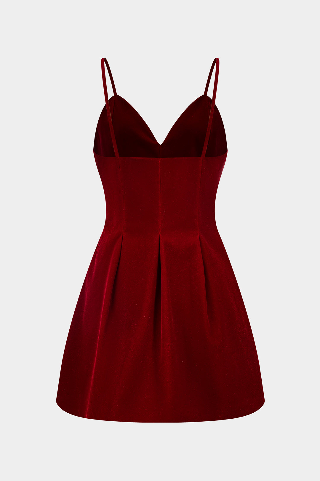 Backless Sleeveless Velvet Mini Dress