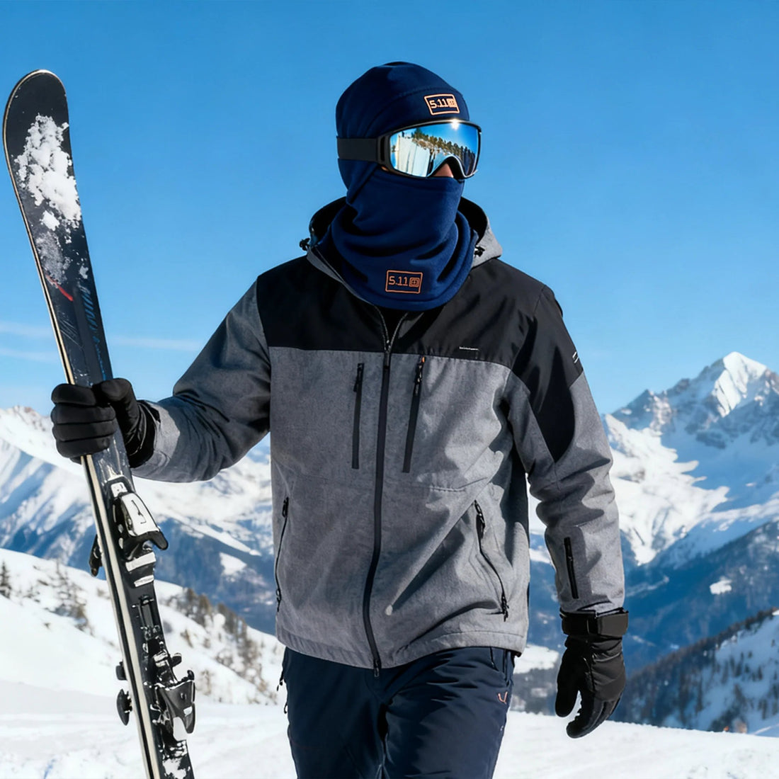 Windproof Polar Fleece Balaclava Hood Mask Hat