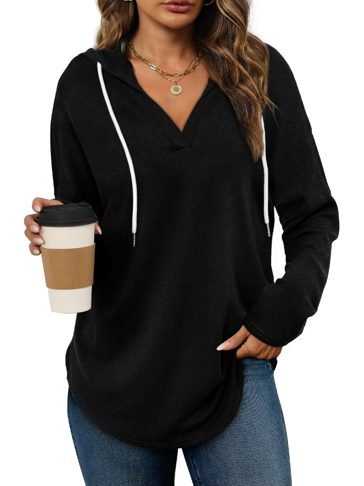 Women's Long Sleeve Plaid Oversized Hoodies