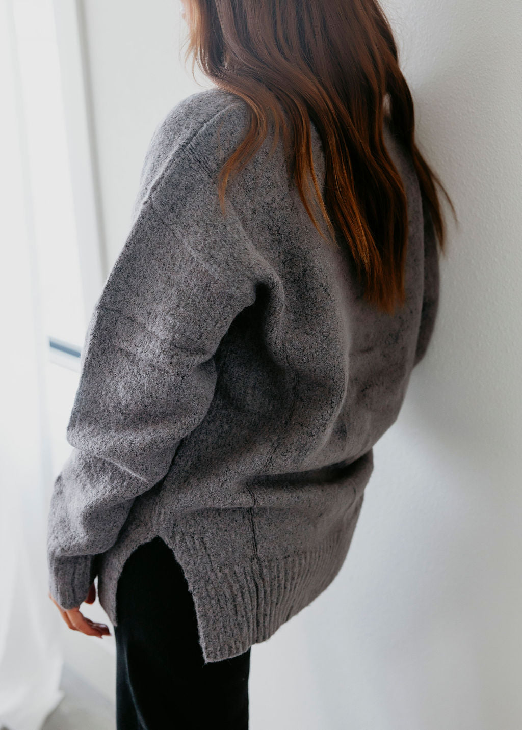 Fall Trend V-neck Casual Loose Knitted Sweater