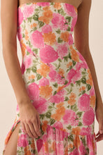 Women‘s Tube Top Dress Slim Fit Strapless Backless High Slit Long Dress