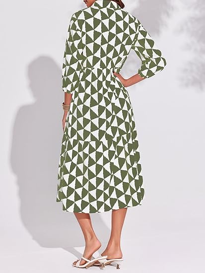 Women’s Boho Midi Dress