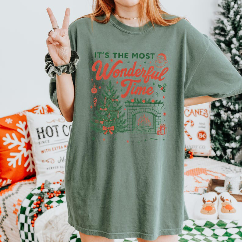 "IT'S THE MOST WONDERFUL TIME" Christmas T-shirt