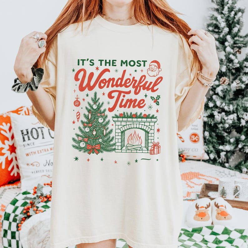 "IT'S THE MOST WONDERFUL TIME" Christmas T-shirt