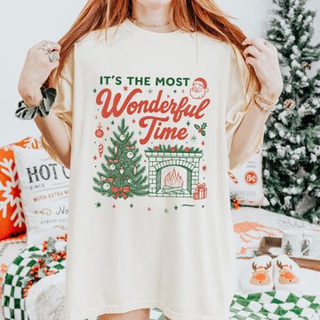 "IT'S THE MOST WONDERFUL TIME" Christmas T-shirt