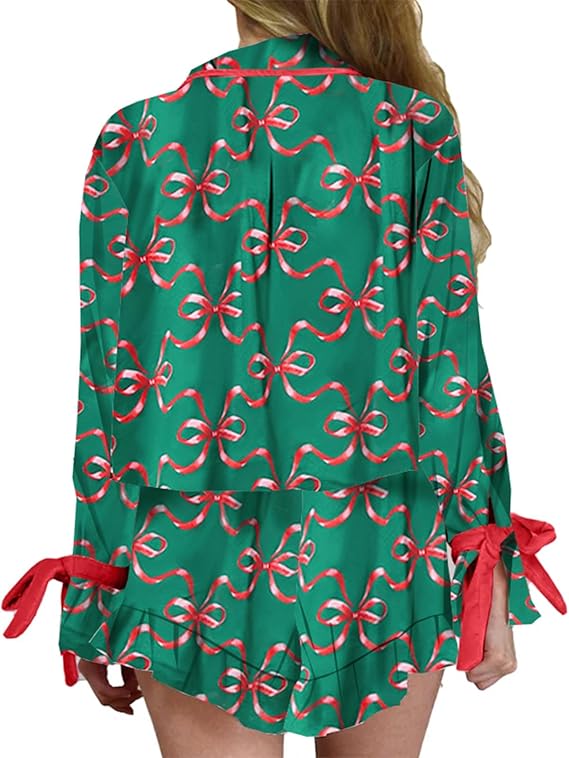 Women's Printed Two-Piece Pajama Set