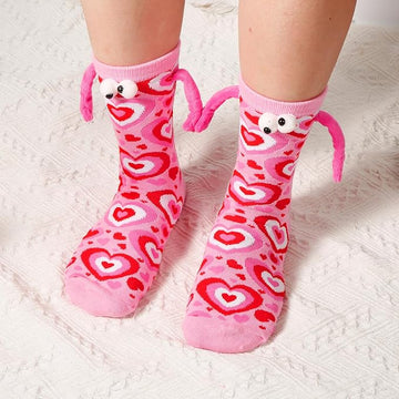 Magnetic Holding Hands Socks