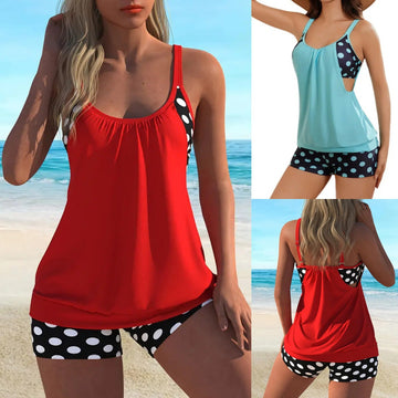 Women's Polka Dot Two Piece Swimsuit