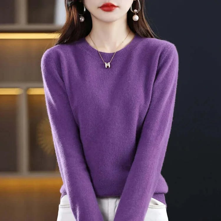 Pure Cashmere Knitted Sweater
