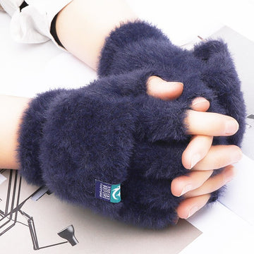 Thermal Plush Flip-Cover Gloves for Men & Women