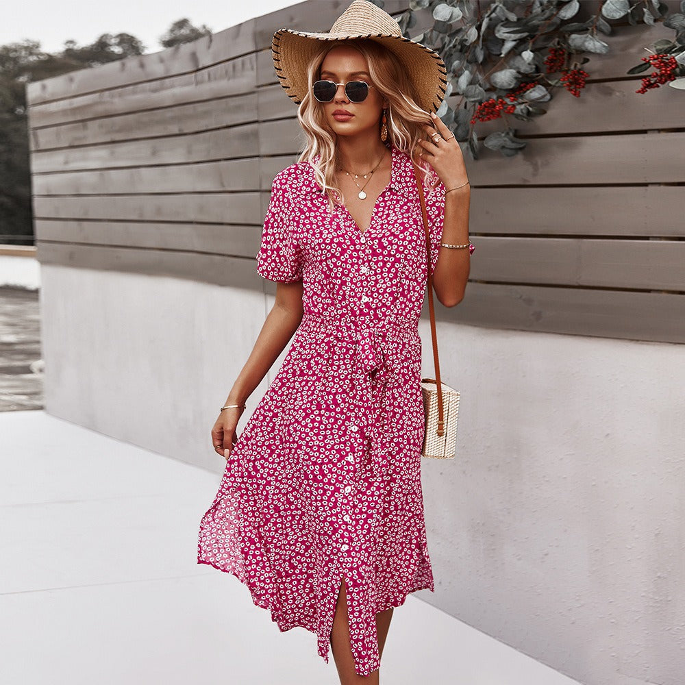 Women's Dress Casual Floral Midi Dresses