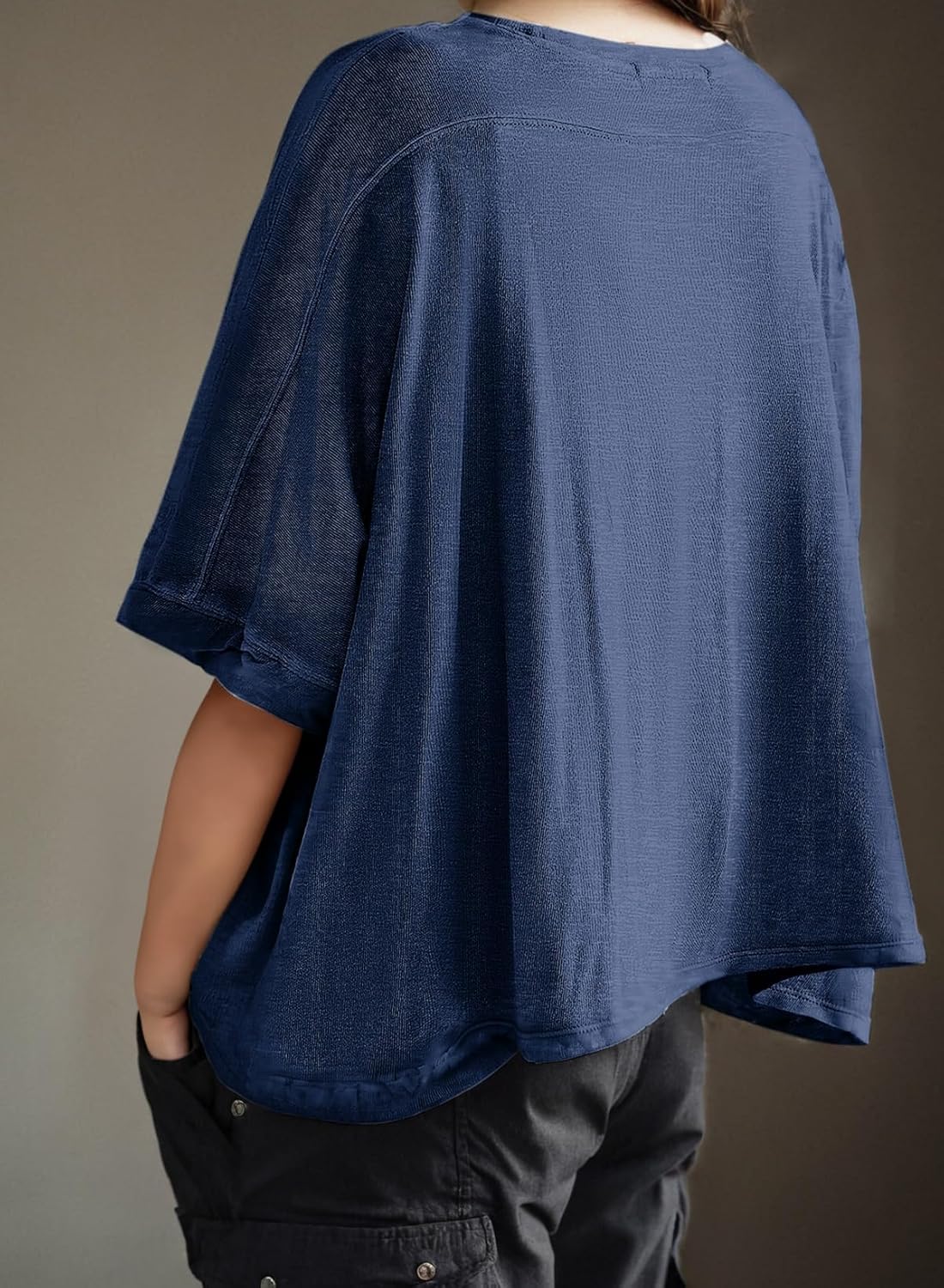 Women's Summer Causal Short Sleeve Loose Basic Tees