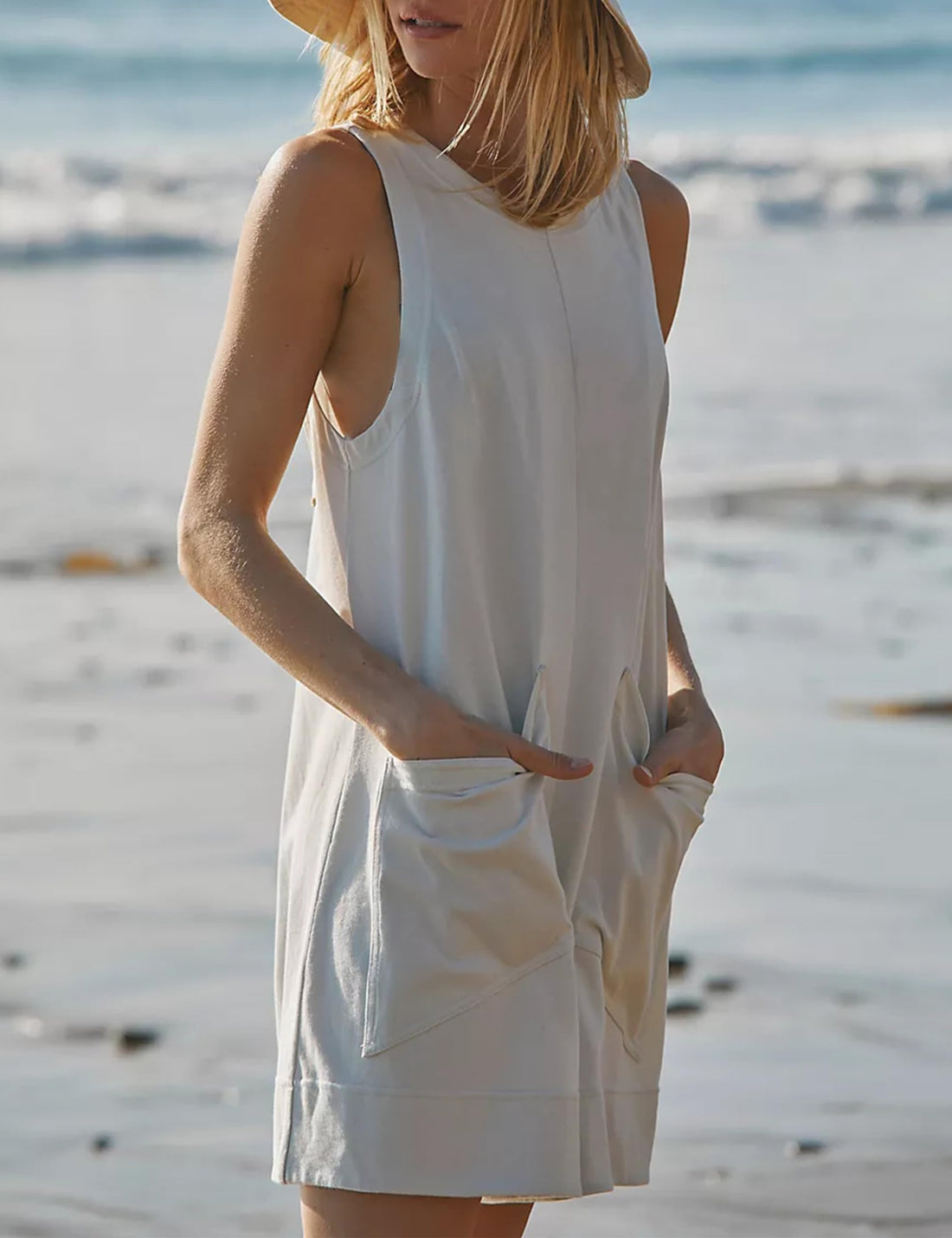 Women's Casual Stretch Sleeveless Shorts