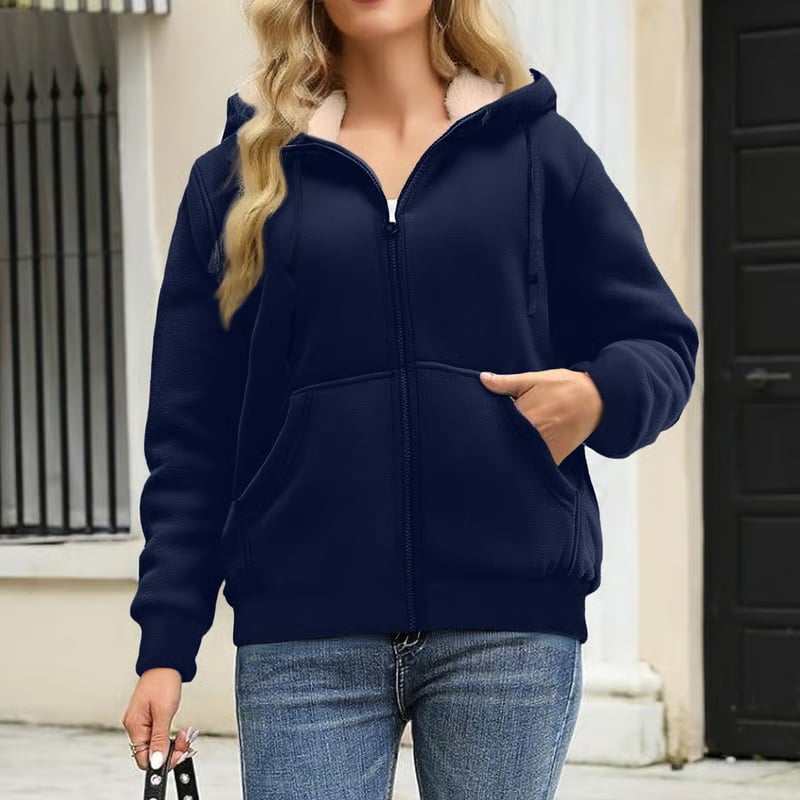 Women’s Regular Fit Heavyweight Sherpa Fleece Lined Hoodies