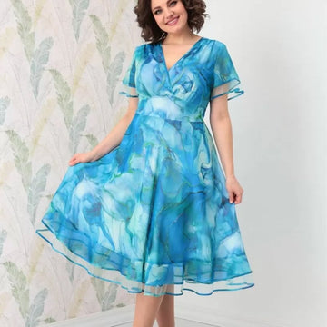 Women's Flowy Midi Dress