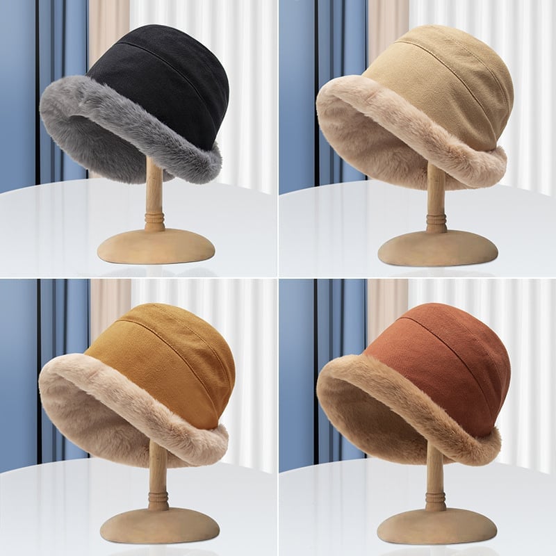 Winter Plus Velvet Thickened Fisherman Hat