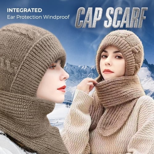 Comprehensive Ear Protection Windproof Cap Scarf