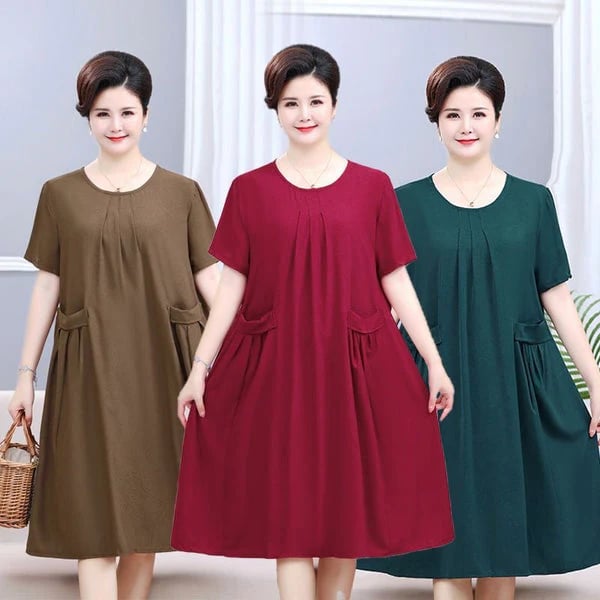 Versatile Slimming Dress With 2 Pockets