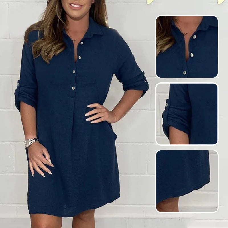 💥Clearance Sale💝Women’s Summer Plus Size Shirt Dress
