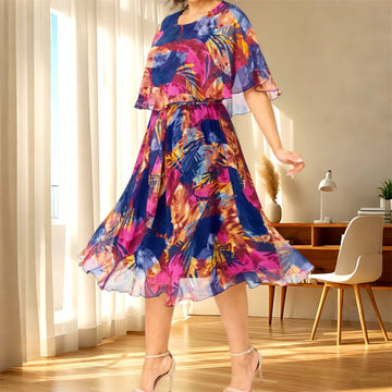 Women Elegant Floral Dress
