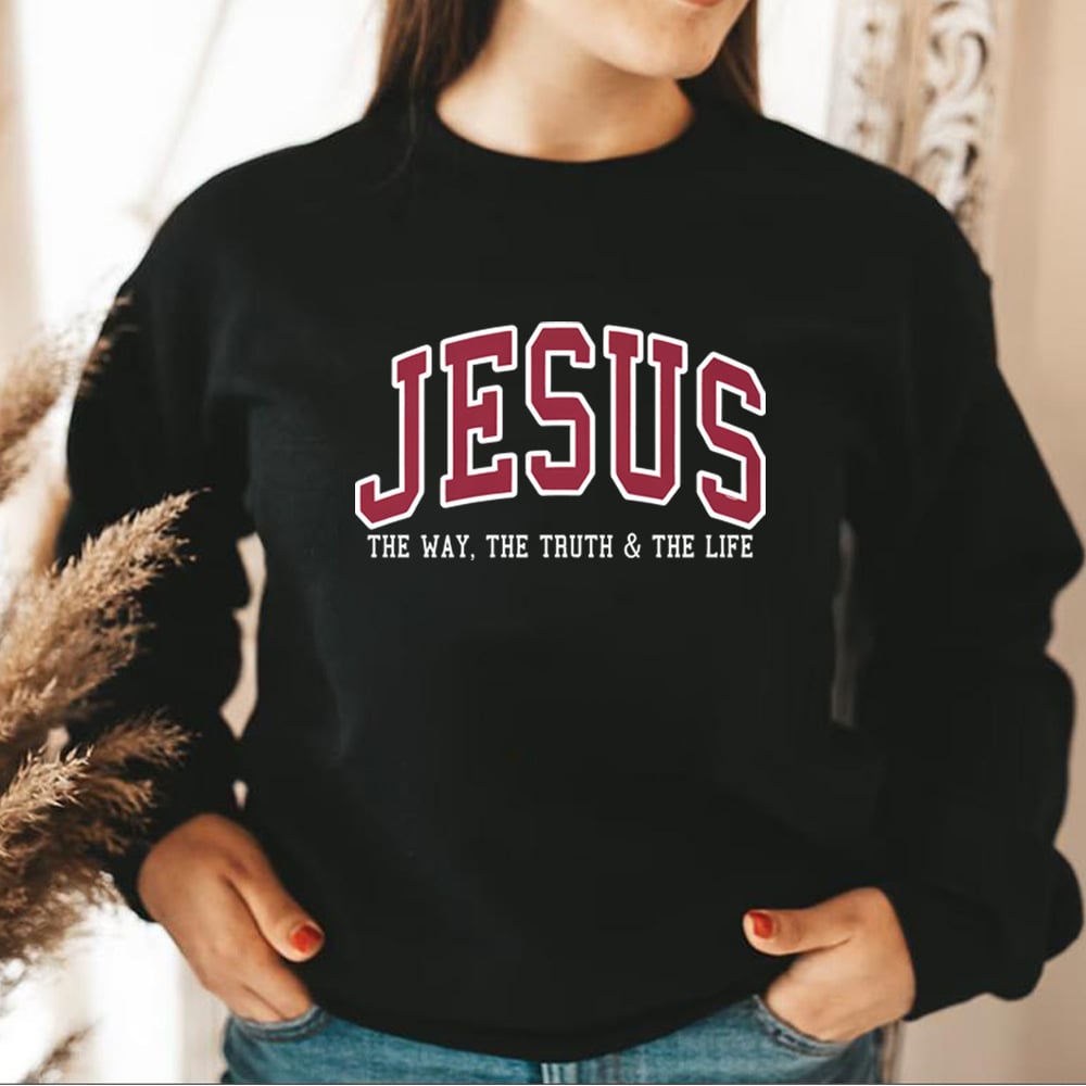 Christian Jesus Faith Crew-Neck Sweatshirt