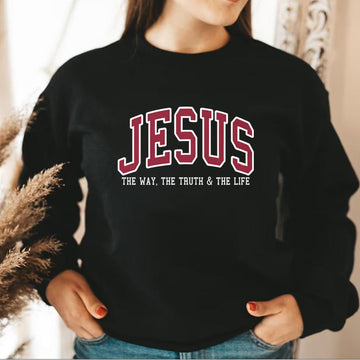 Christian Jesus Faith Crew-Neck Sweatshirt