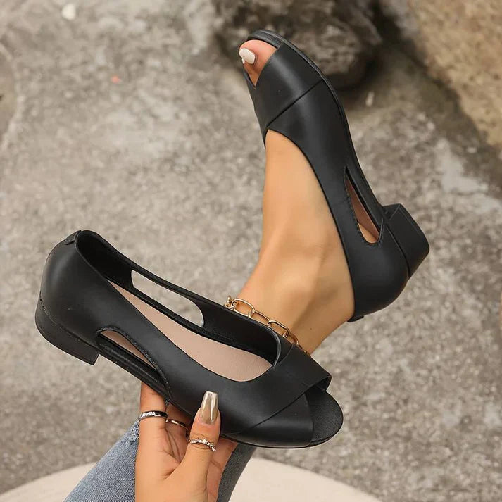 Peep-Toe Sandals