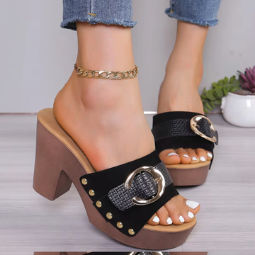 Peep-toe High Heel Sandals