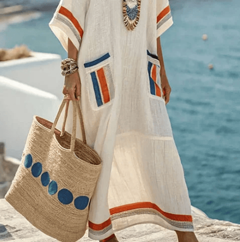 Elegant Long Dress With Pockets