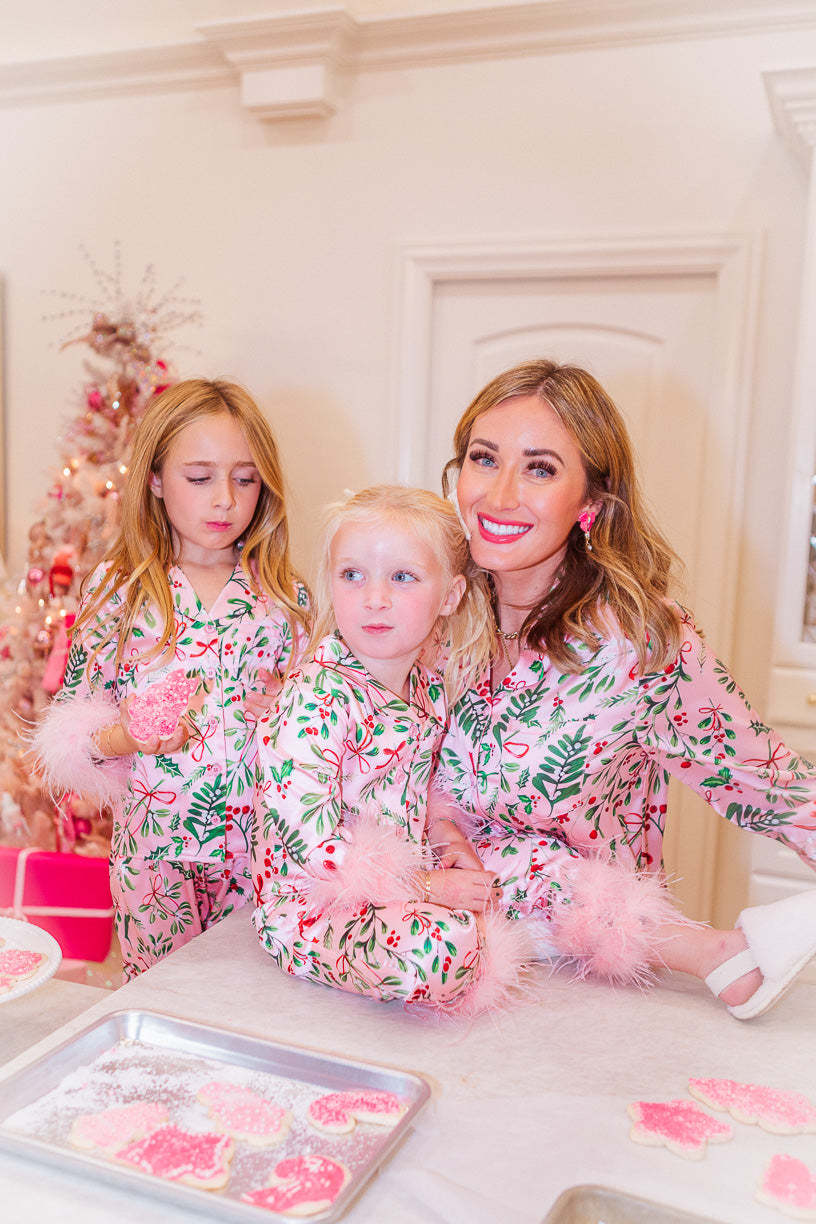 Pink Christmas Heldl Cute Pajamas