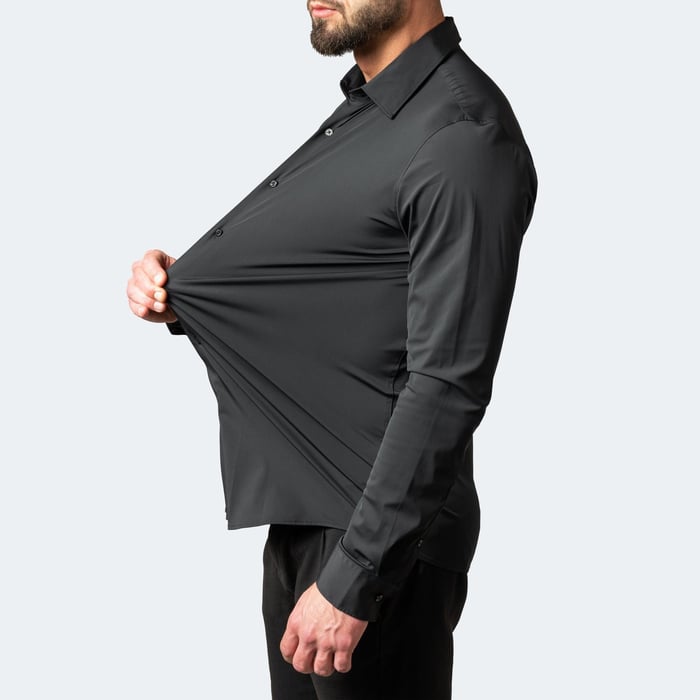 Stretch Non-Iron Anti-Wrinkle Long Sleeve Shirt