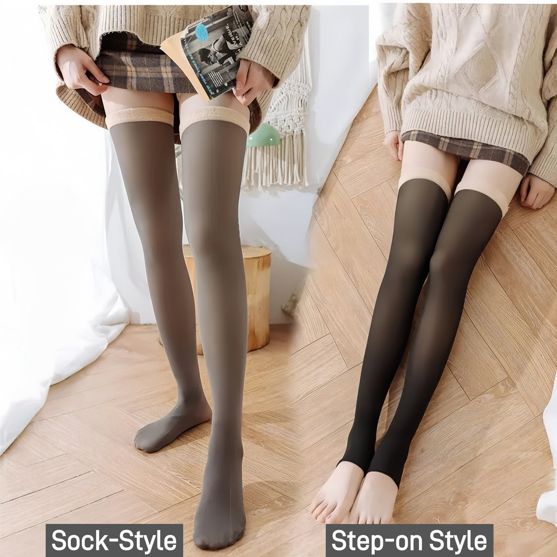 🔥 Skin-Beautifying Fleece Over-the-Knee Socks