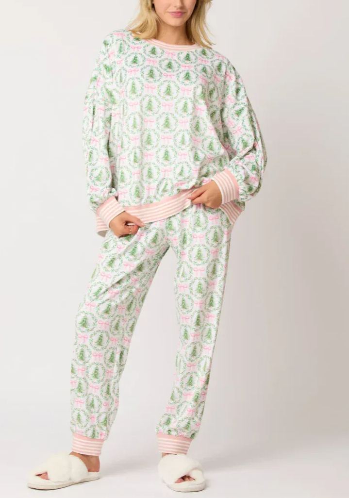 Ladies 2026 Christmas Pajama Set