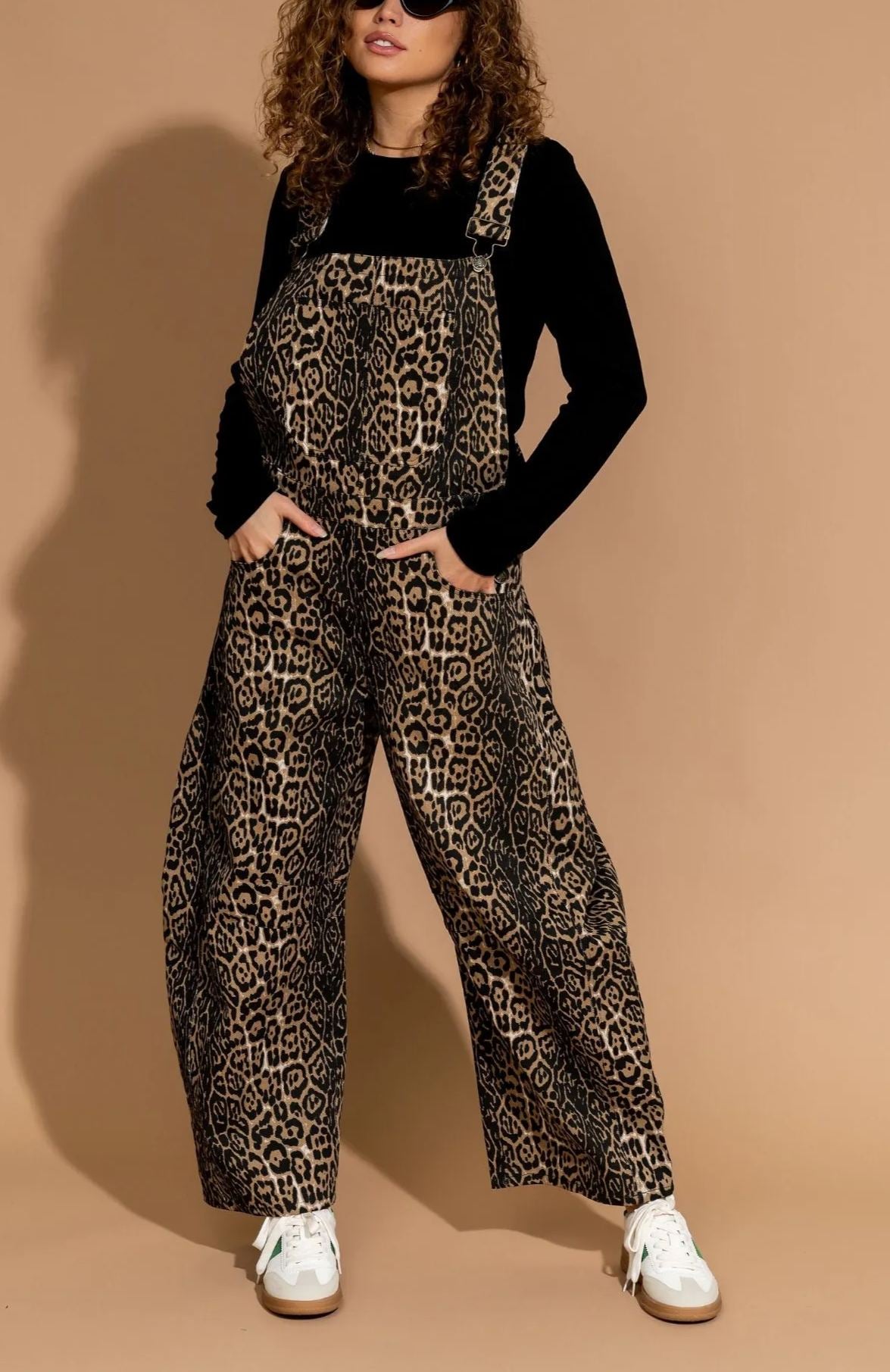 Overalls Loose Casual Leopard Jumpsuits