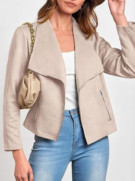 Women's Fashion Cropped Coat Outerwear