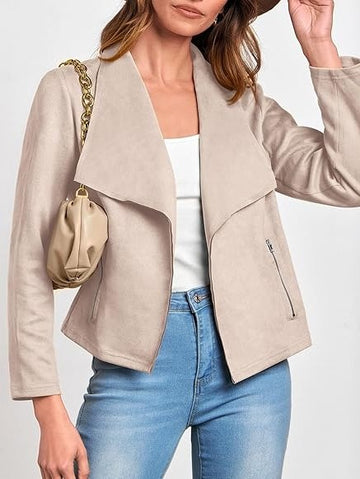 Women's Fashion Cropped Coat Outerwear