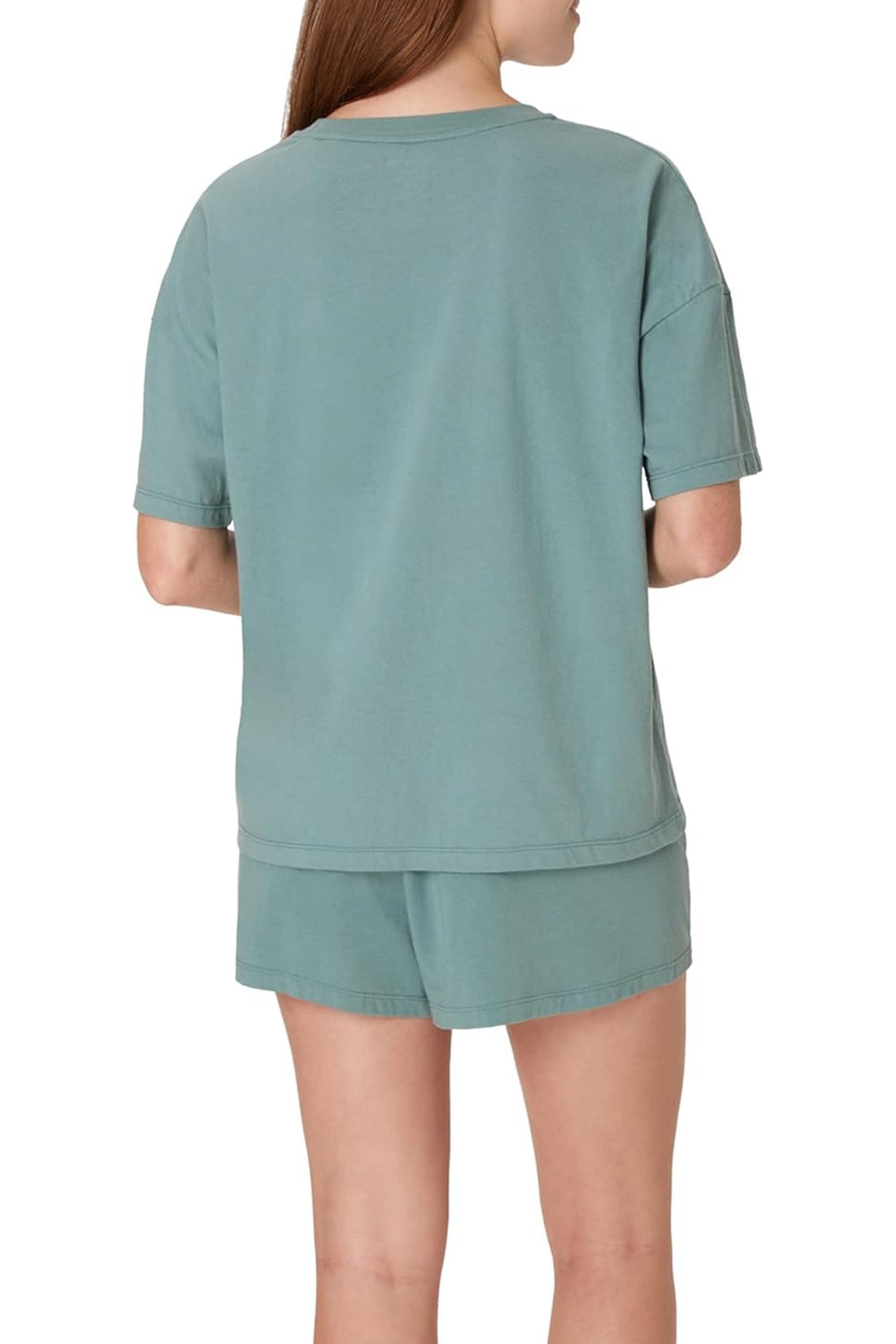 Women's casual two-piece loose-fitting T-shirt and pajama set