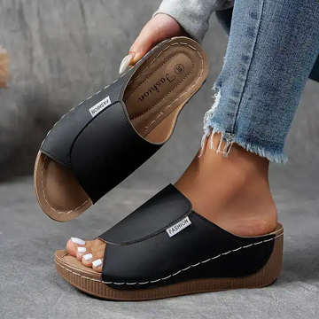 Women’s Solid Color Sandals – Breathable