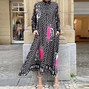 Starburst Tiger Maxi Dress
